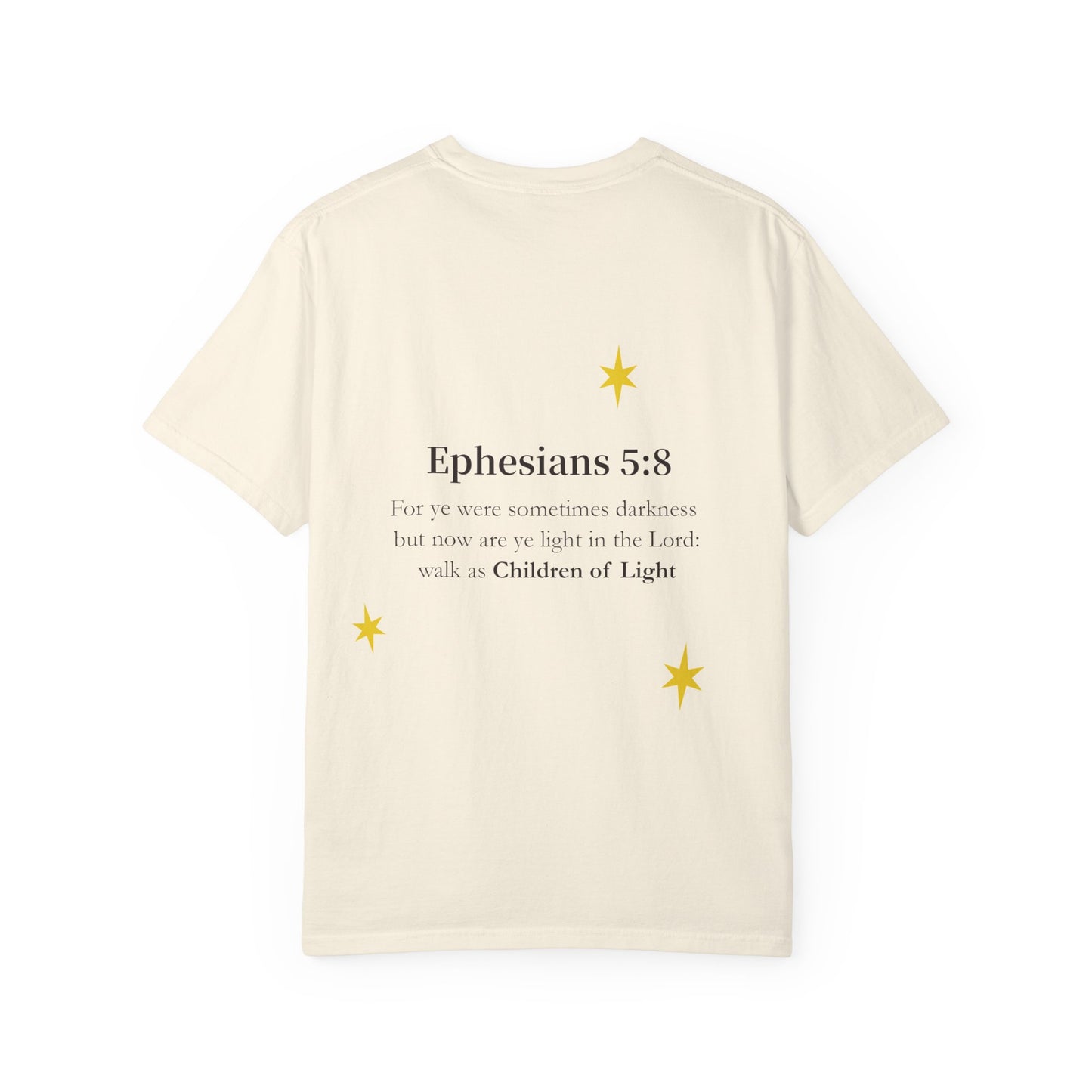 Be the Light T-Shirt — Ephesians 5:8 Christian Tee