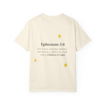 Be the Light T-Shirt — Ephesians 5:8 Christian Tee