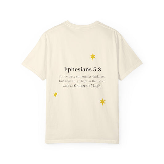 Be the Light T-Shirt — Ephesians 5:8 Christian Tee