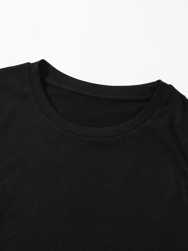 Women's 'God is Good' Oversized Christian T-Shirt, Black - Image 3