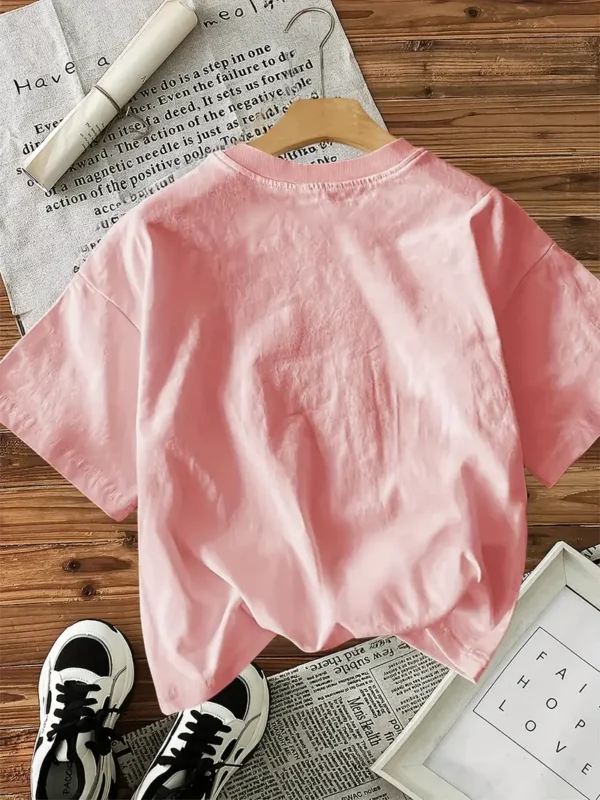 Women's Christian Cross T-Shirt 'Jesus is my...', Pink - Image 2