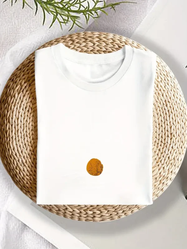 Women's Christian T-Shirt - "Be the Light" Matthew 5:14, White - Image 3