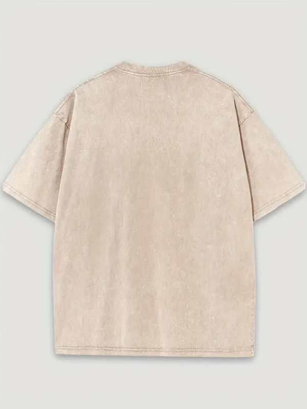 Men's Christian T-Shirt 'Now I live for Jesus', Beige - Image 2