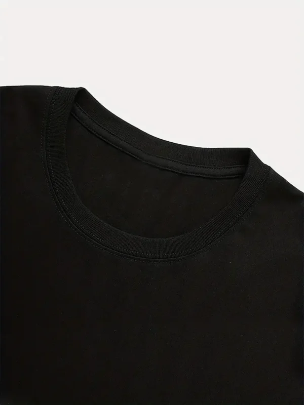 Women's Christian Floral T-Shirt 'Your Plan vs God’s Plan', Black - Image 6